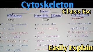 Cytoskeleton And Its Types  Microtubules  Class 11 Biology [upl. by Starlene]