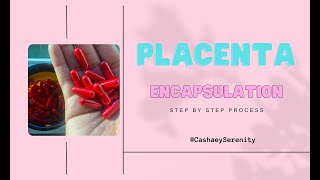 Step by Step Placenta Encapsulation Process [upl. by Adnalra574]