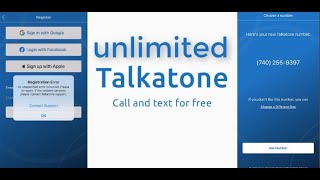 Talkatone create new method  Get Unlimited free usa number  Talkatone Account Update Method II [upl. by Berti105]