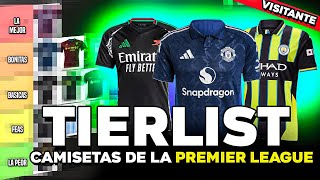 Las peores y mejores camisetas DE VISITANTE de la PREMIER LEAGUE Tierlist [upl. by Kleinstein]