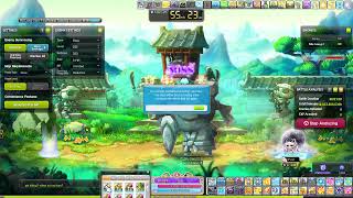 Kronos MapleStory 20k frags Bishop Full Rotation 3min bene Post 2nd Mastery Lvl1 Feathers [upl. by Antrim]