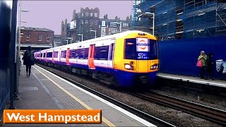 West Hampstead  North London Line  London Overground  British Rail Class 378 [upl. by Pius]