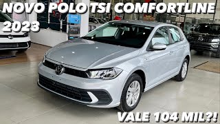 Novo VW Polo Comfortline 2023  Vale 104 MIL Reias [upl. by Lenora]