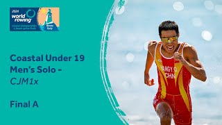 2024 World Rowing Beach Sprints Finals  Coastal Under 19 Mens Solo  Final A [upl. by Eneja]