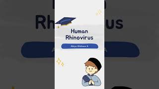 HUMAN RHINOVIRUS [upl. by Eisac]