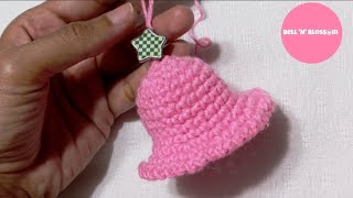 How To Crochet Bell  Crochet Ornaments For Decoration crochetbell [upl. by Danae]