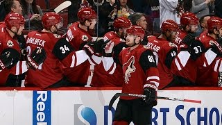 Boedker tallies Hat Trick against the Senators [upl. by Yttig]