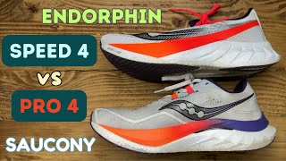 Saucony Endorphin Pro 4 vs Speed 4  Which is the Better Endorphin [upl. by Niwdla584]