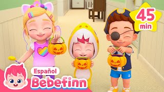 🎃¡Truco o Trato Feliz Halloween  Canciones Infantiles de Halloween  Bebefinn en español [upl. by Gnurt]