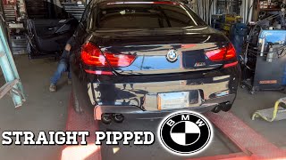 BMW 650i Straight Piped [upl. by Etz]