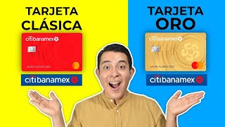 Tarjeta CLÁSICA Citibanamex y Tarjeta ORO Citibanamex Tarjetas de crédito Citibanamex [upl. by Zindman]