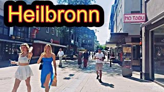 Heilbronn City Germany 🇩🇪 Walking tour 4k video [upl. by Germano893]