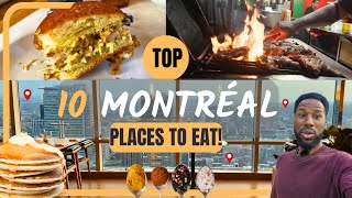 10 MUST EAT restaurants in MONTREAL  Food Travel 🇨🇦 [upl. by Milson]