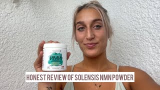 Reviewing My New Anti Aging  DNA repair NMN Powder from Solensis [upl. by Ned]