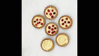 Cranberry Frangipane Tarts With Pastry with Jenn  CampH Sugar [upl. by Tnomel742]