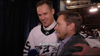 Viasat amp Telia Goes NHL All Star – Kimmo Timonen soluttautui reportteriksi [upl. by Asiaj]