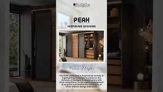 Sliding wardrobe  Wardrobe design  Peak Collection Design Inspiration shorts wardrobe interior [upl. by Epul117]