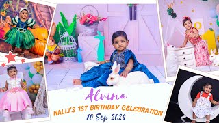 NALLI ALVINA 1ST BIRTHDAY CELEBRATION  1009241100AM AT SAKINETPALLI SUVARNAPETA [upl. by Rolando]