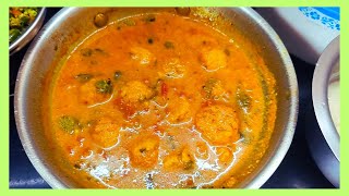 லன்ச்க்கு சுவையான குழம்பு Paruppu Urundai Kulambu  Tiffin recipe Samayal Video [upl. by Novyart]