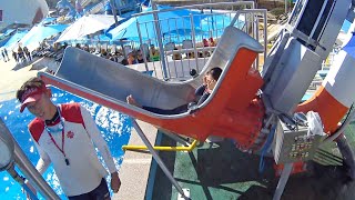 Cannonball Water Slide at The Ocean Waterpark [upl. by Odie]