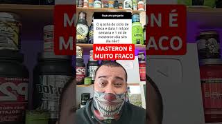 ADICIONAR MASTERON NO CICLO DE DURATESTON  MAROMBA RESPONDE shorts dueto maromba bodybuilding [upl. by Gayleen]