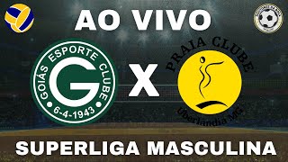 GOIÁS VÔLEI X PRAIA CLUBE AO VIVO  SUPERLIGA MASCULINA 202425  6ª RODADA [upl. by Keslie]