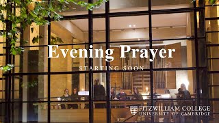 18 Feb 2024 Live Sung Evening Prayer Fitzwilliam Chapel [upl. by Lewan]