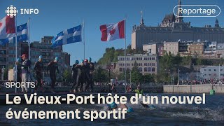 Premier Challenge Cap Québec  pour une « culture du triathlon » à Québec [upl. by Noiram856]