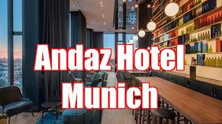 The Best New Hotel in Germany  Andaz Munich Schwabinger Tor Hotel Review [upl. by Qiratla]