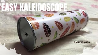 How to Make a Kaleidoscope with No Mirrors  Easy School Project [upl. by Noirad669]