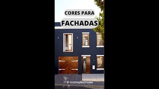 DICAS DE CORES PARA PINTAR FACHADAS Shorts [upl. by Iht661]