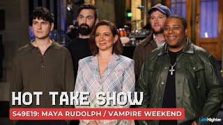 Maya Rudolph  Vampire Weekend SNL Hot Take Show  S49 E19 [upl. by Dorotea]