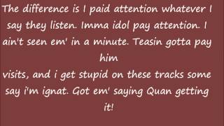 Rich Homie Quan  quotDifferencesquot Lyrics [upl. by Analim]