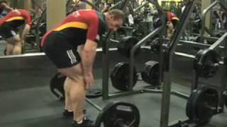 Dorian Yates Stiff legged deadlift [upl. by Kcirednek]