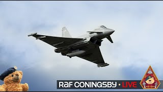 LIVE FIGHTER TOWN EUROFIGHTER TYPHOON FGR4 ACTION • QRA SOUTH RAF CONINGSBY 080724 [upl. by Arbed]