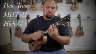 Tenor Ukulele Strings High G or Low G Koolau String comparison [upl. by Yrdnal]