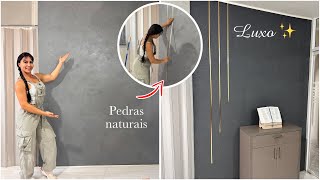 PAREDE DE LUXO COM 1 PRODUTO ✨ FAÇA VOCÊ MESMO [upl. by Michaud]