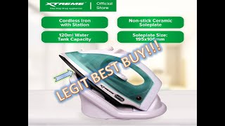 Xtreme CORDLESS STEAM IRON [upl. by Maon]