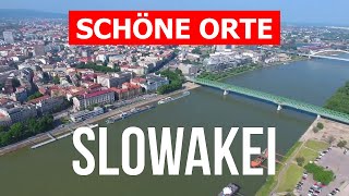 Slowakei Reise  Stadt Bratislava Kosice Tatra  4k Video  Slowakei Von Oben [upl. by Aileve]