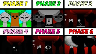 Incredibox Sprunki Mix Phase 1 VS Phase 2 VS Phase 3 VS Phase 4 VS Phase 5 VS Phase 6 ALL PHASES [upl. by Ydiarf733]