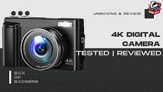 4K Digital Camera Review  48MP Autofocus Camera with 180° Flip Screen amp 16X Zoom 📸 [upl. by Ahsetel747]