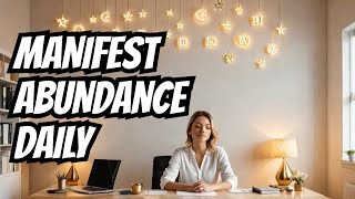 POWERFUL Affirmations for ABUNDANCE and MONEY Linsten Daily [upl. by Anilave784]