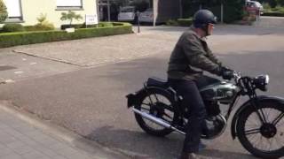 Test ride bike 105  BSA C10 250cc 1938 [upl. by Anicul310]