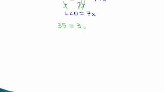 Rational Equations  Clear Denominator [upl. by Prent]