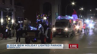 2024 IBEW Holiday Lighted Parade [upl. by Farrah]