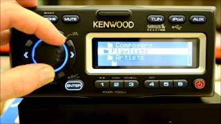 Kenwood KMR 700u Marine Reciever Review [upl. by Iniretake]