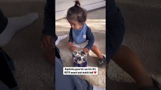 Momento especial de Raphinha 🥹️ via Natalia Belloli shorts  ESPN Deportes [upl. by Alet]