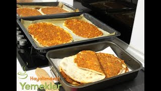 LAHMACUN Bu Tariften Şaşmayın Ev Yapımı Yumuşacık Lahmacun Tarifi Lahmacun Nasıl Yapılır [upl. by Aliemaj]