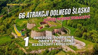 66 atrakcji Dolnego Śląska które musisz zobaczyć cz1 Podziemia twierdze militaria klasztory [upl. by Anale]