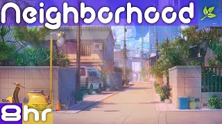 The Sound of a Summer Day  Ambient Residential Street Sounds  Neighborhood City Ambience Sounds [upl. by Etnoval423]